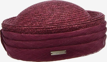 Seeberger Hat 'Cap' in Red: front