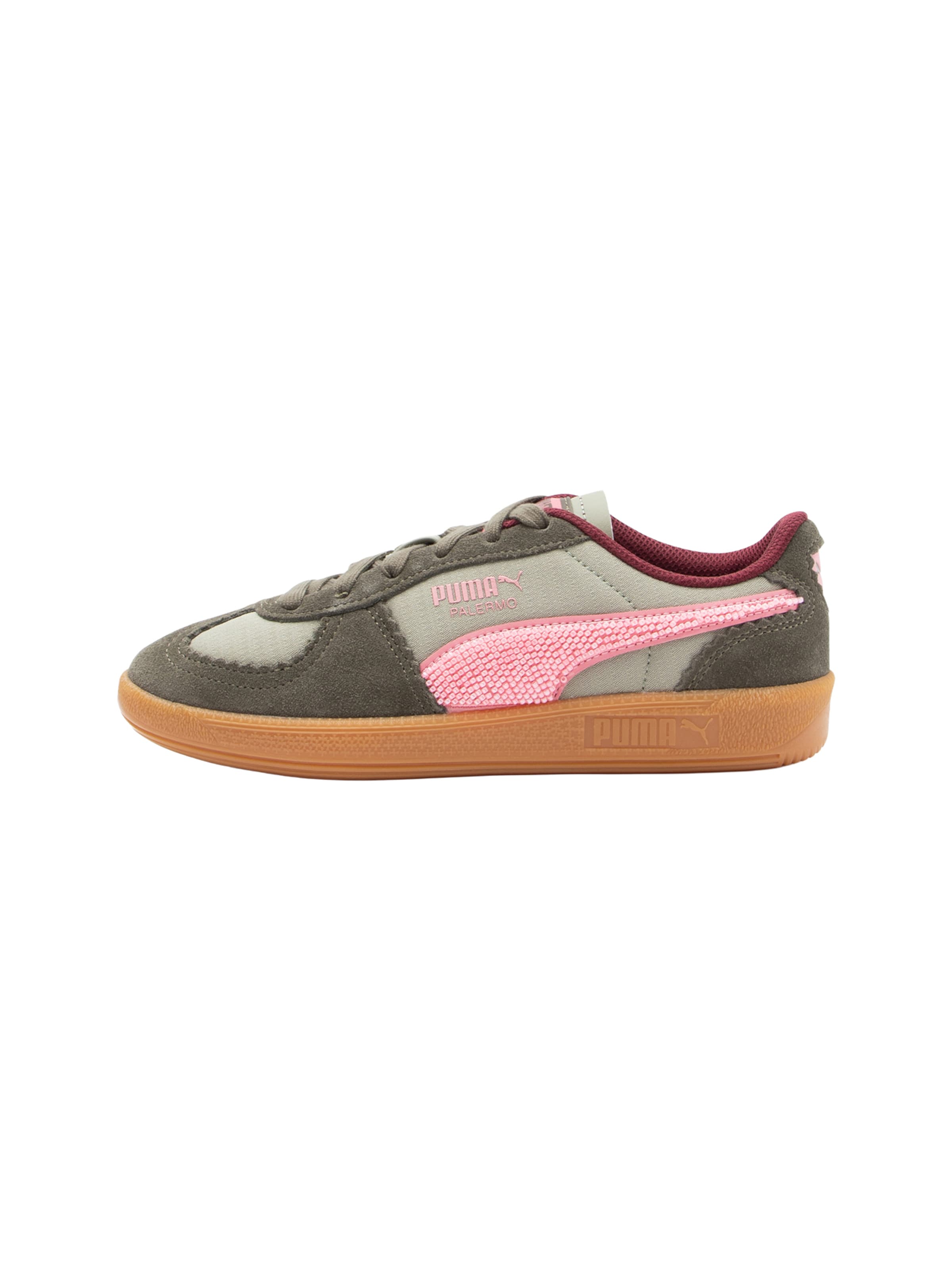 PUMA Platform trainers 'Palermo' in Green: front