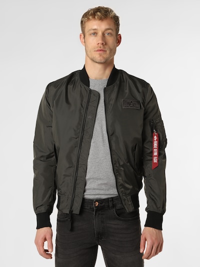 ALPHA INDUSTRIES Between-season jacket in Red / Black, Item view