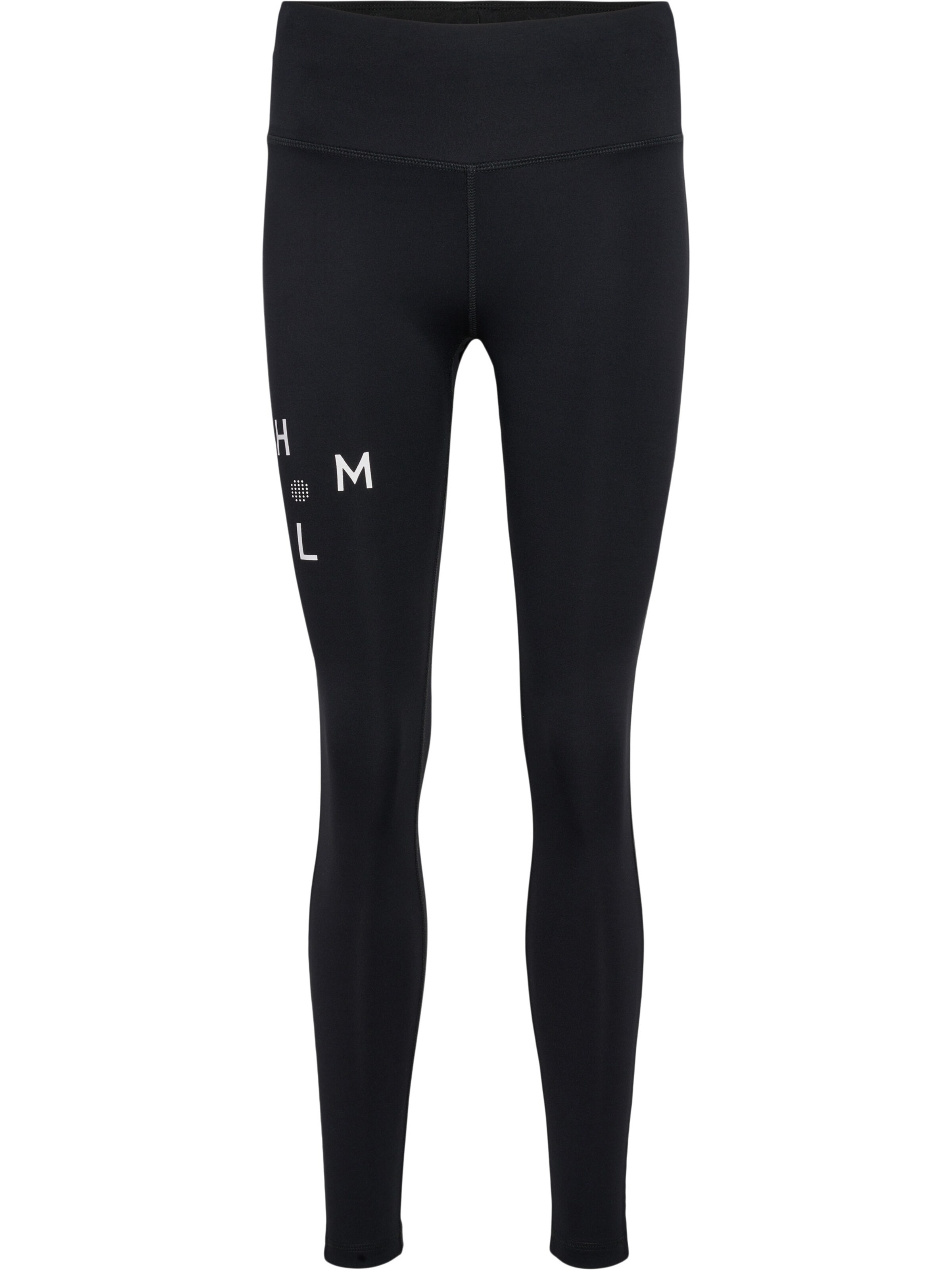 Hummel Skinny Sporthose in Schwarz: Vorderseite