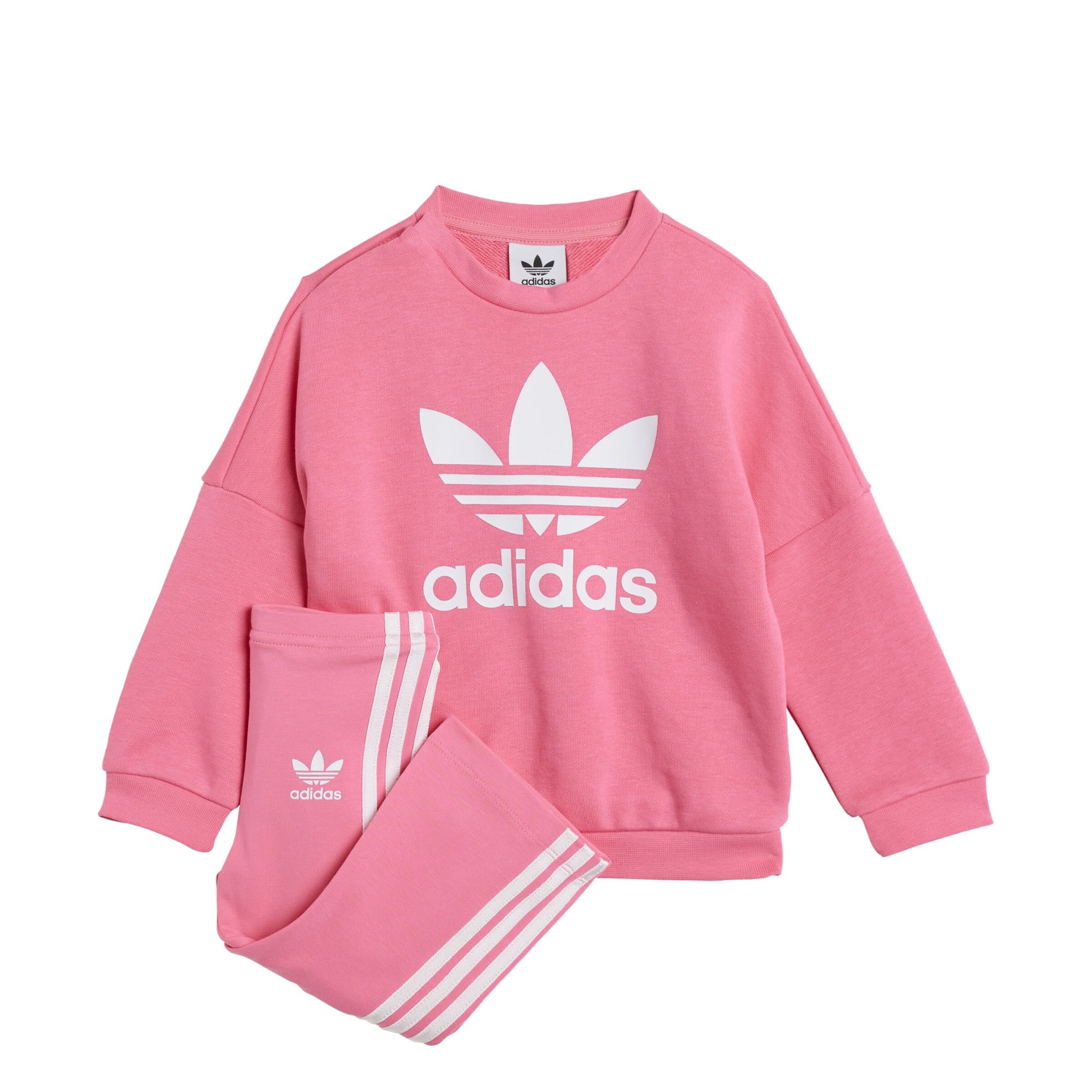 ADIDAS ORIGINALS - Ropa para correr 'Loose Crew Flared Leggings' en rosa
