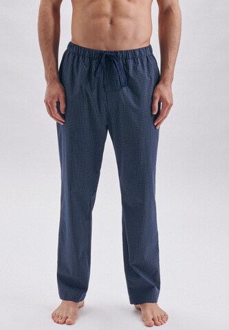 SEIDENSTICKER Pajama Pants 'Schwarze Rose' in Blue: front