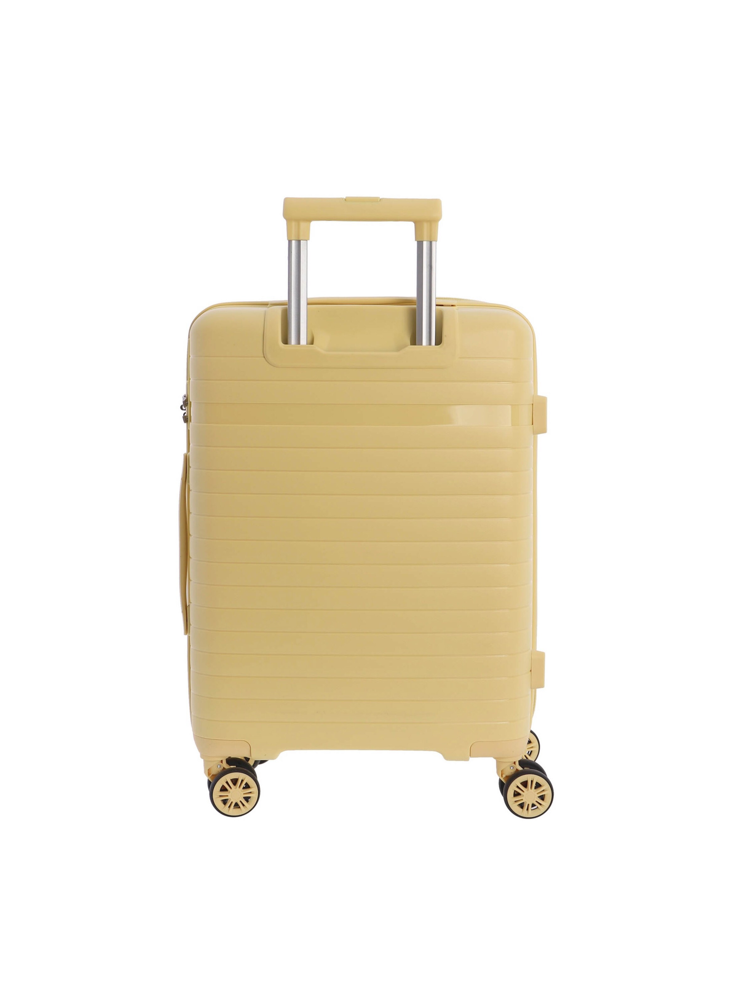 Amichi - Carrito 'AMICHI - Maleta Cabina 55x40x20- Maletas de Viaje - Maletas de Viaje Cabina Apta para Ryannair- Trolley Equipaje para Avion Resistente con 4 Ruedas de 360º y candado TSA' en amarillo