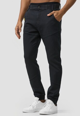 INDICODE JEANS Tapered Hose 'Zannes' in Schwarz