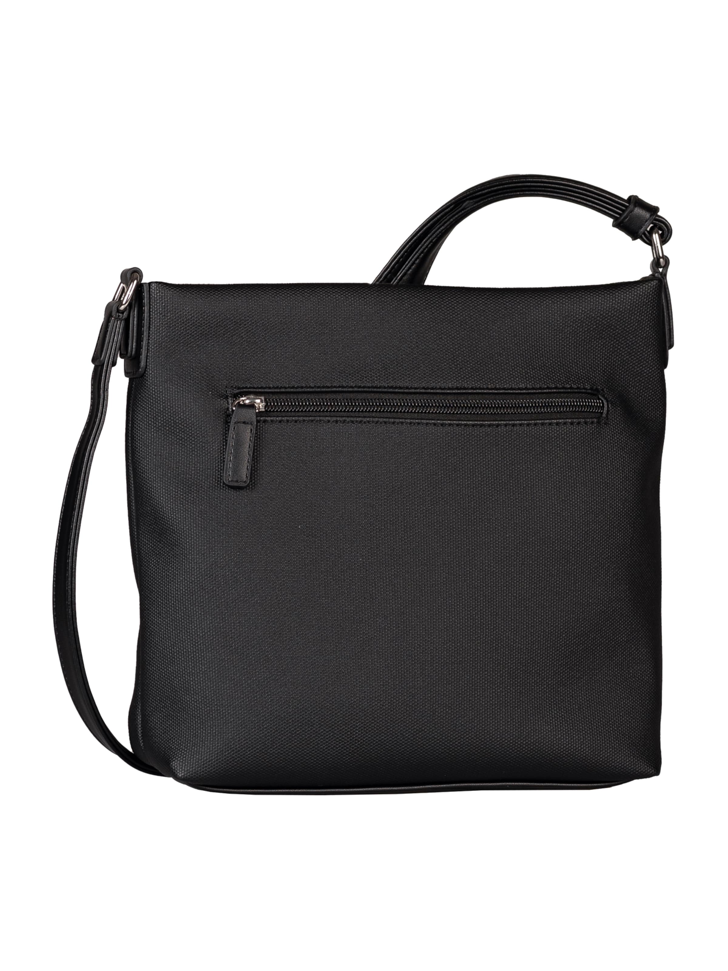 TOM TAILOR Umhängetasche 'Rosa' in Schwarz