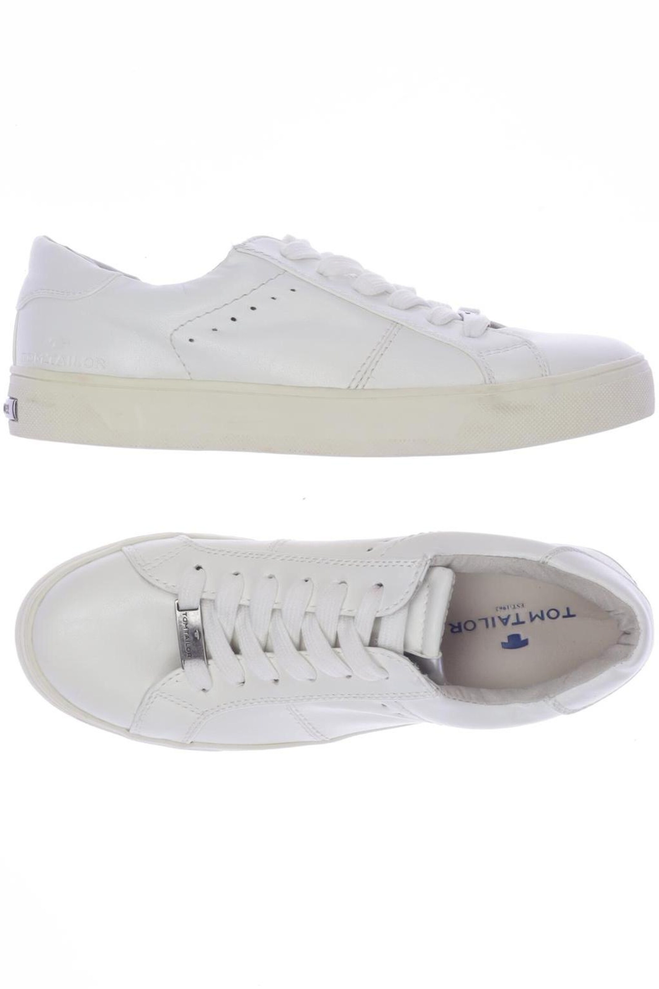 TOM TAILOR Sneakers & Trainers in 38 in White: front
