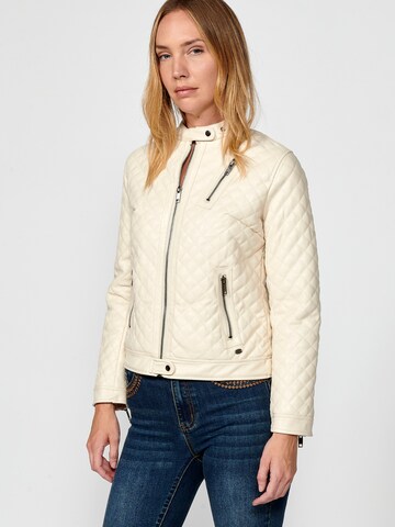 KOROSHI Between-season jacket in White