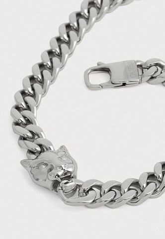 GUESS Βραχιόλι 'PANTHER' σε ασημί