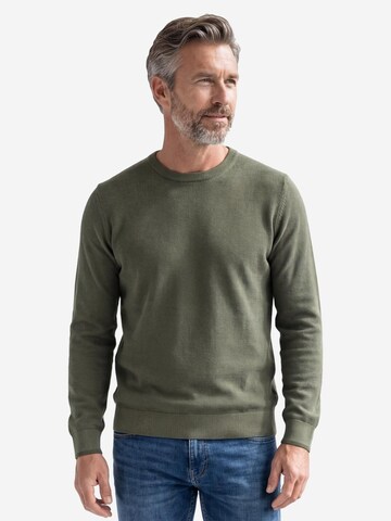 LERROS Sweater 'Basic' in Green: front