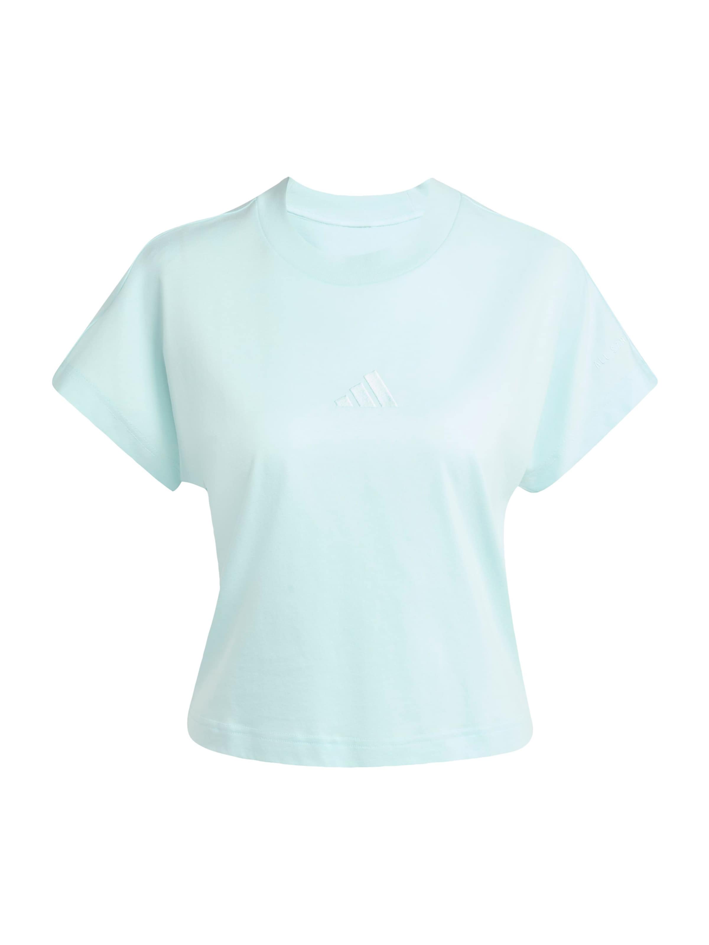 Tricou funcțional 'ALL SZN' de la ADIDAS SPORTSWEAR pe albastru: față