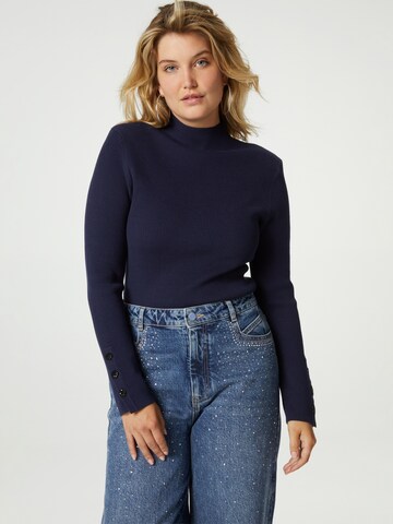 Pull-over 'Lila' Fabienne Chapot en bleu : devant