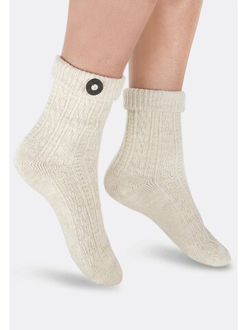 normani - Calcetines tradicionales en beige