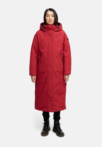 Cappotto invernale 'Schneewächter 14' di NAVAHOO in rosso: frontale