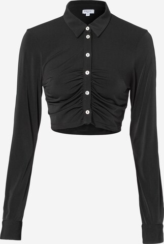 RECC Blouse 'KENZA' in Zwart: voorkant