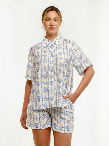 Maglietta ' MIE ' di Liberte Essentiel in blu: frontale