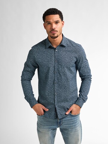 Coupe regular Chemise 'Surfcrest' Petrol Industries en bleu : devant