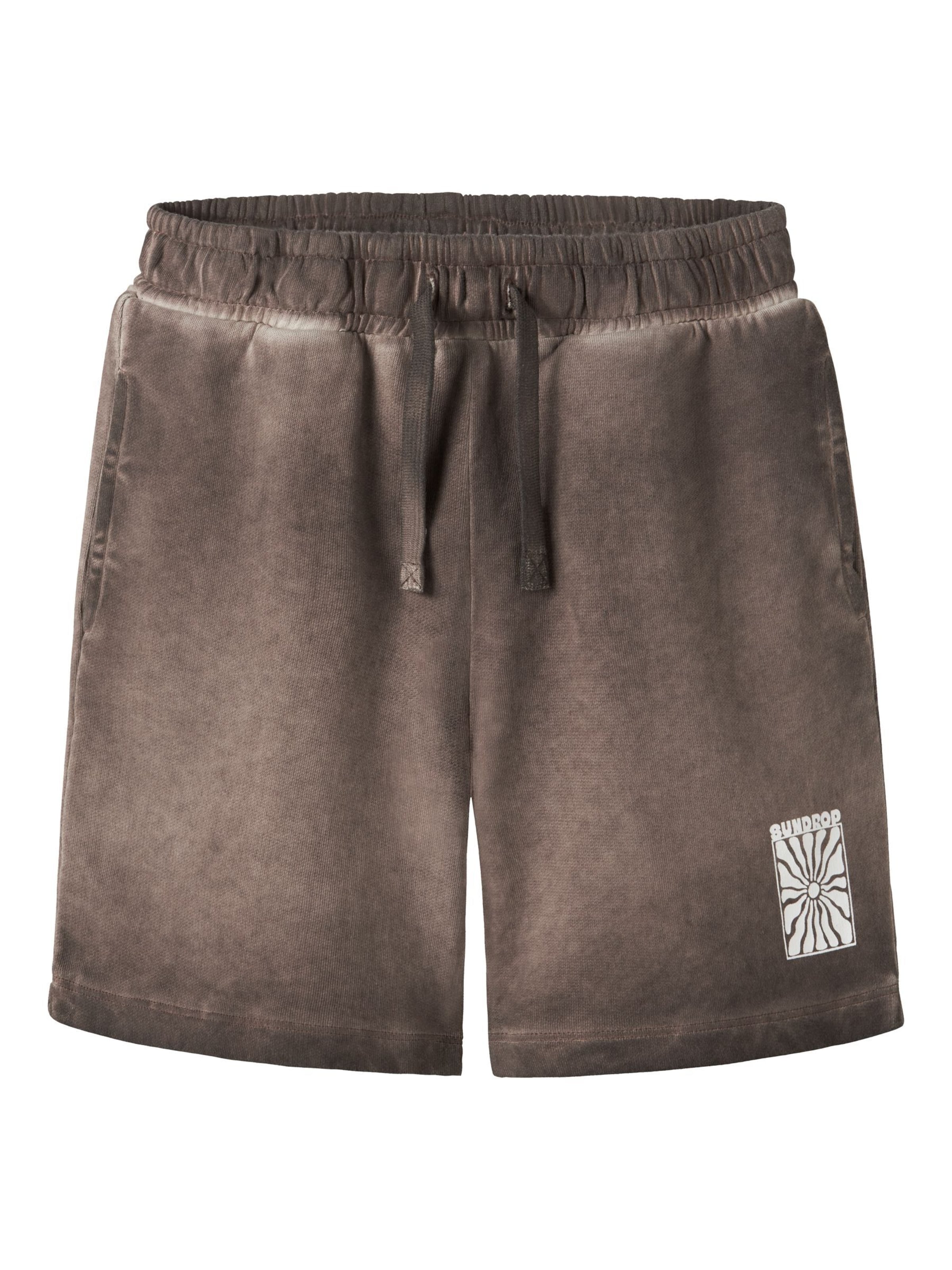 Pantalon NAME IT en marron : devant
