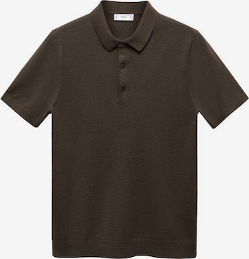 MANGO MAN Shirt 'Arraona' in Brown: front