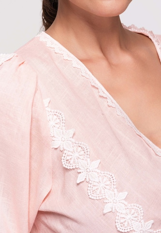 Ombre Blouse in Roze