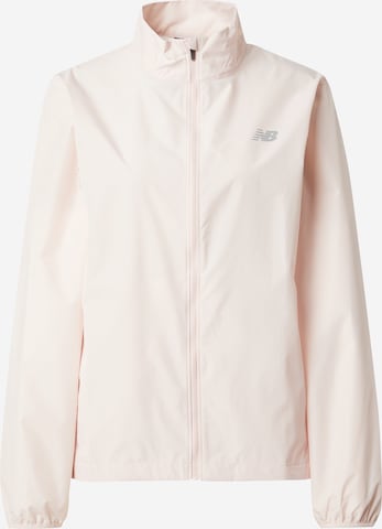 Veste de sport 'Essentials' new balance en rose : devant