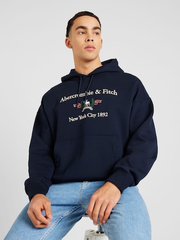 Abercrombie & Fitch - Sudadera en azul