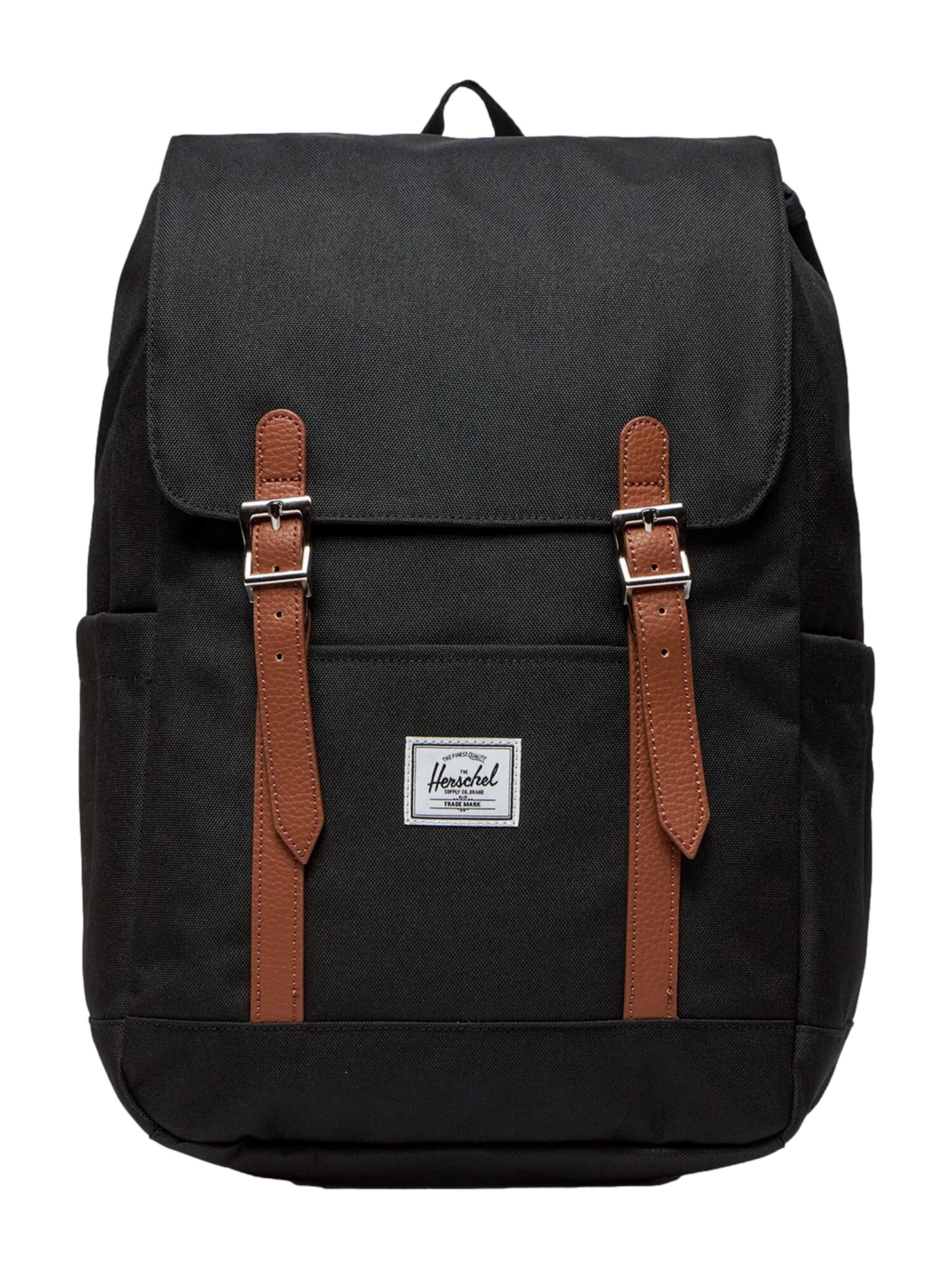 Herschel - Mochila 'Retreat™' em preto: frente