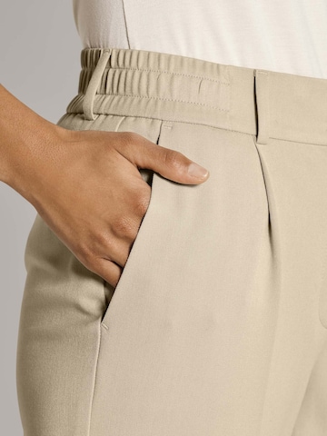 Effilé Pantalon à pince MADELEINE en beige