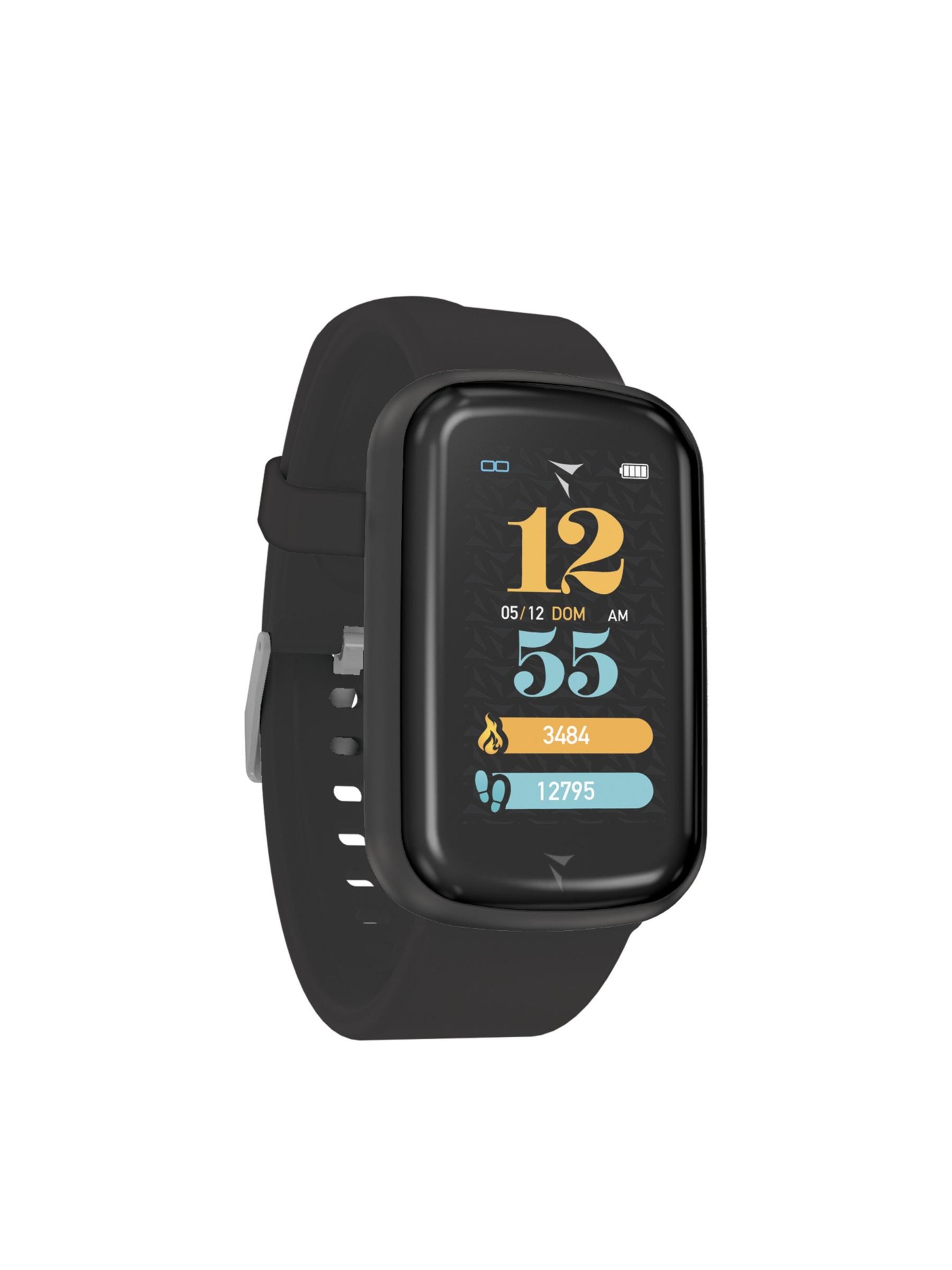 Techmade Digital Watch 'STEPS' in Black