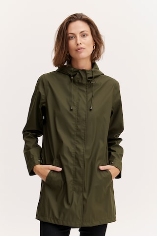 Fransa Between-Season Jacket 'FRRAINFALL JA 1' in Green: front