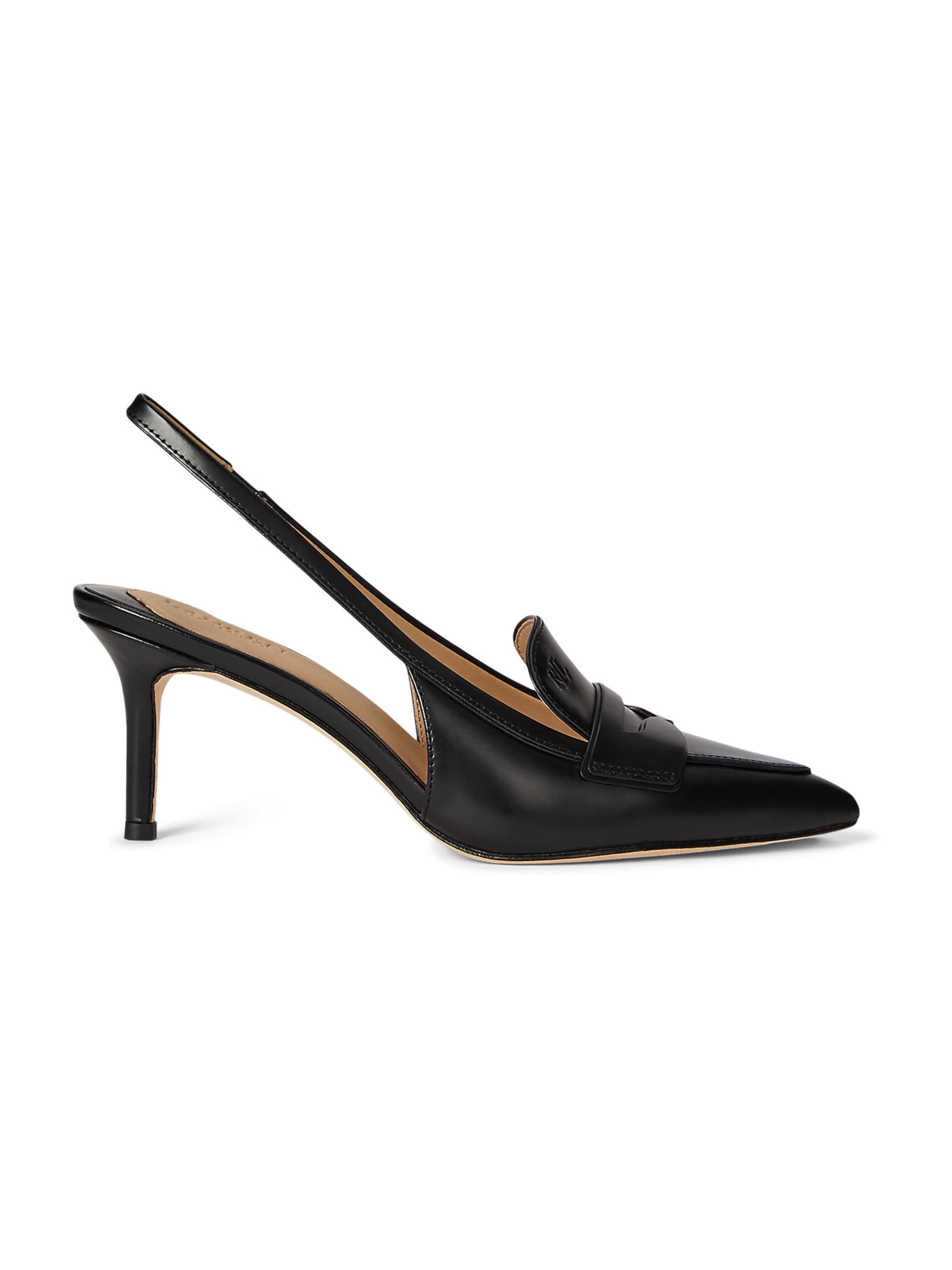 Lauren Ralph Lauren Γόβες slingback &#x27;KHLOE&#x27; σε μαύρο: μπροστά