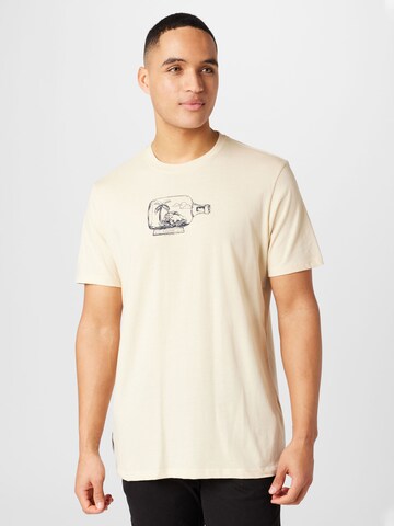 T-Shirt 'Ledger' Kronstadt en beige : devant