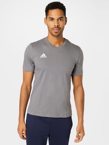 ADIDAS SPORTSWEAR - Camisa funcionais 'Entrada 22' em cinzento: frente