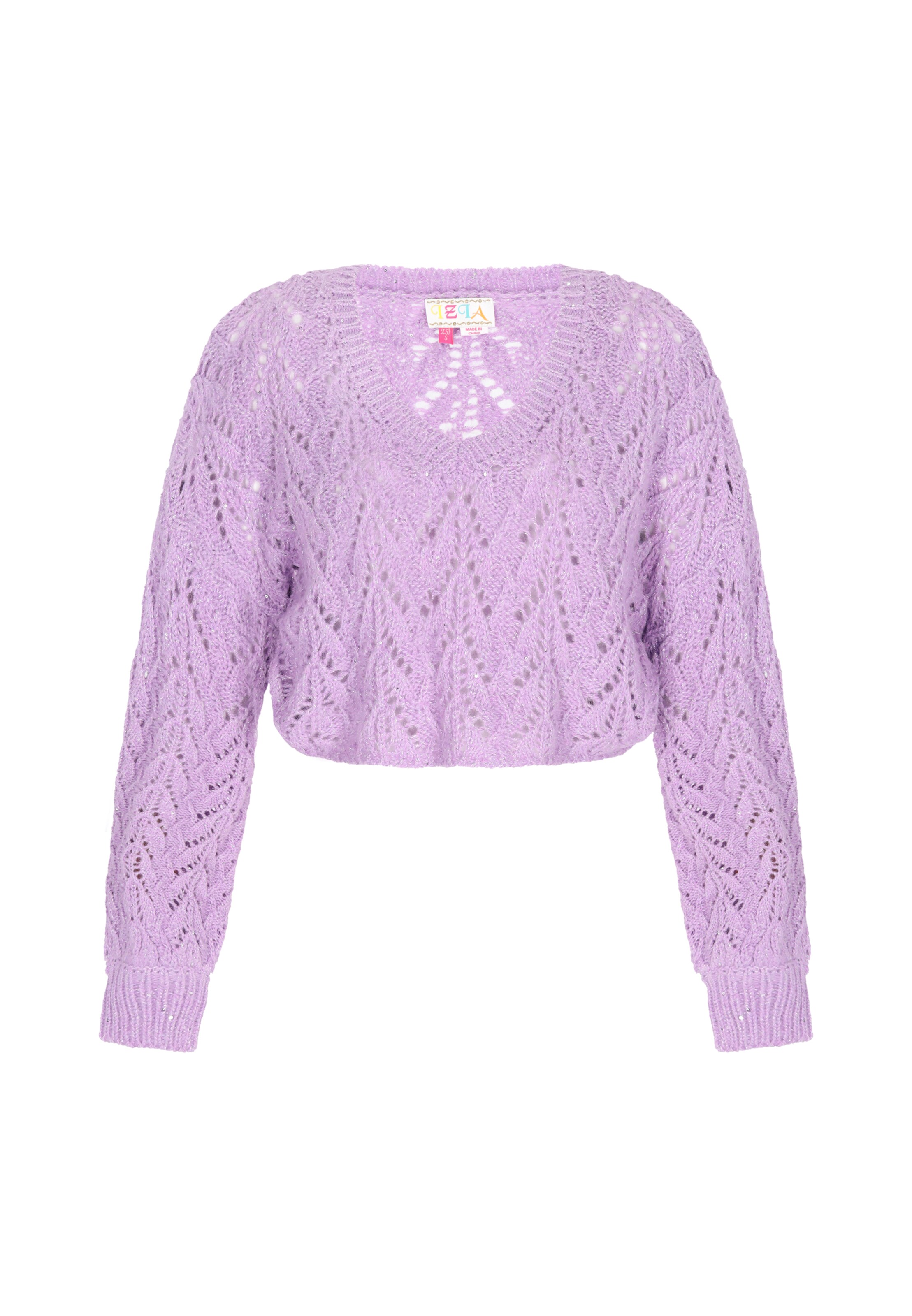 IZIA Pulóver - lila: elől