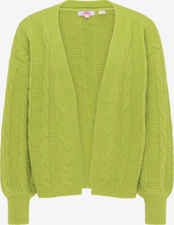 MYMO Плетена жилетка в зелено: отпред