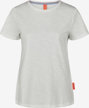 salzhaut Shirt 'TELGEN - UNI' in Weiß: Vorderseite