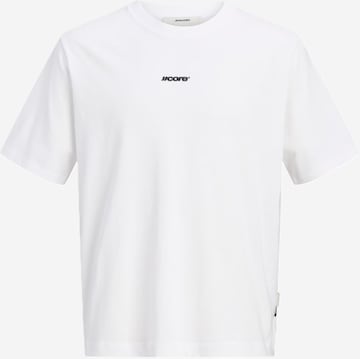 T-Shirt 'JCOClub' JACK & JONES en blanc : devant