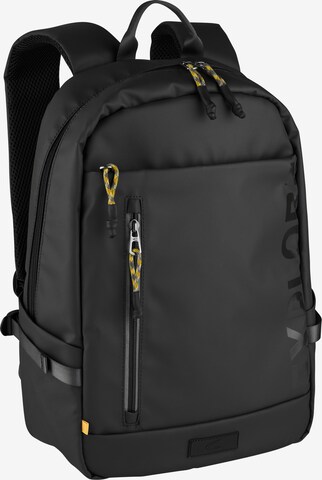 CAMEL ACTIVE Rucksack 'EXPLORE' in Schwarz: predná strana