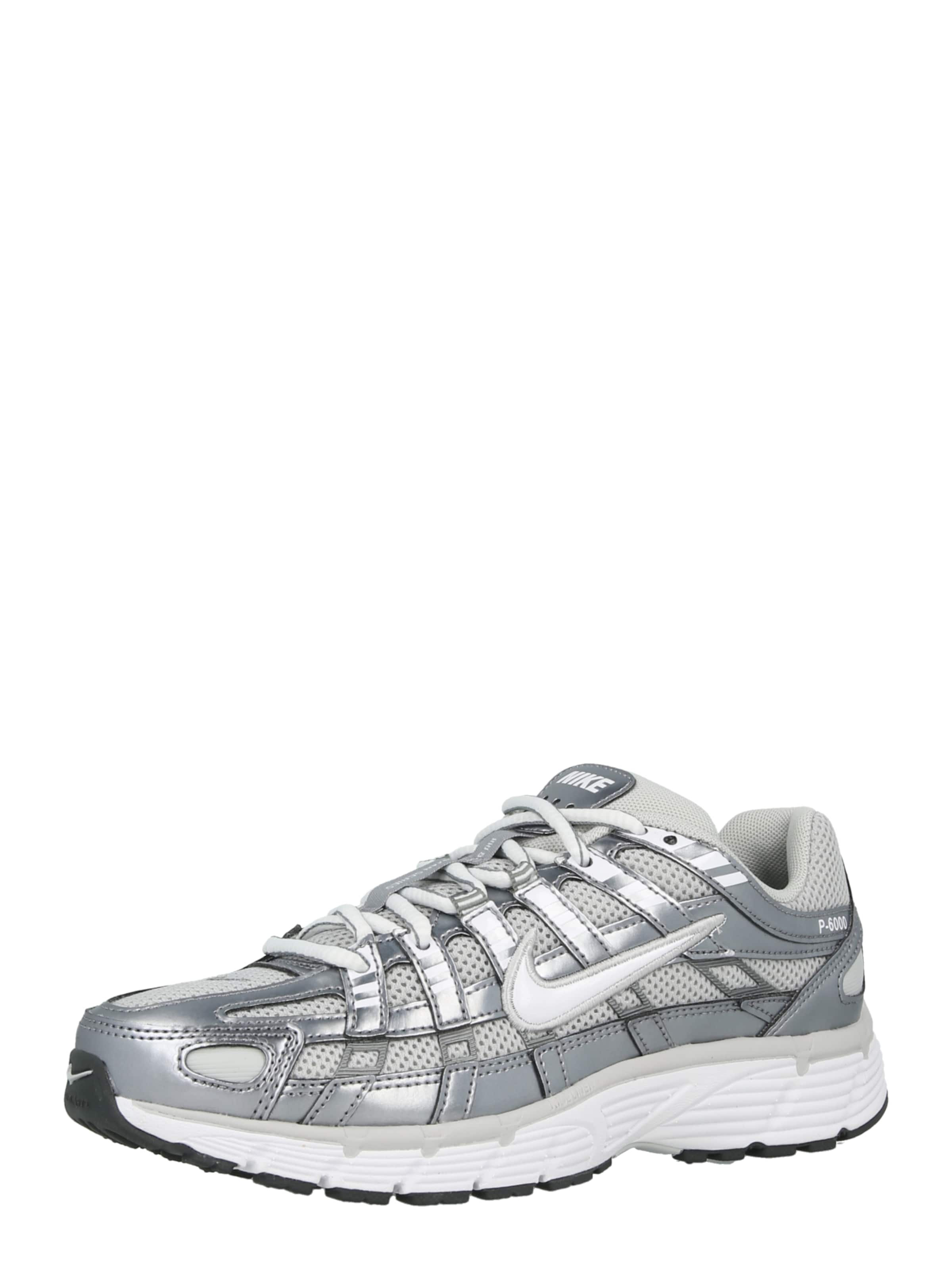 Baskets basses 'P-6000' Nike Sportswear en gris : devant