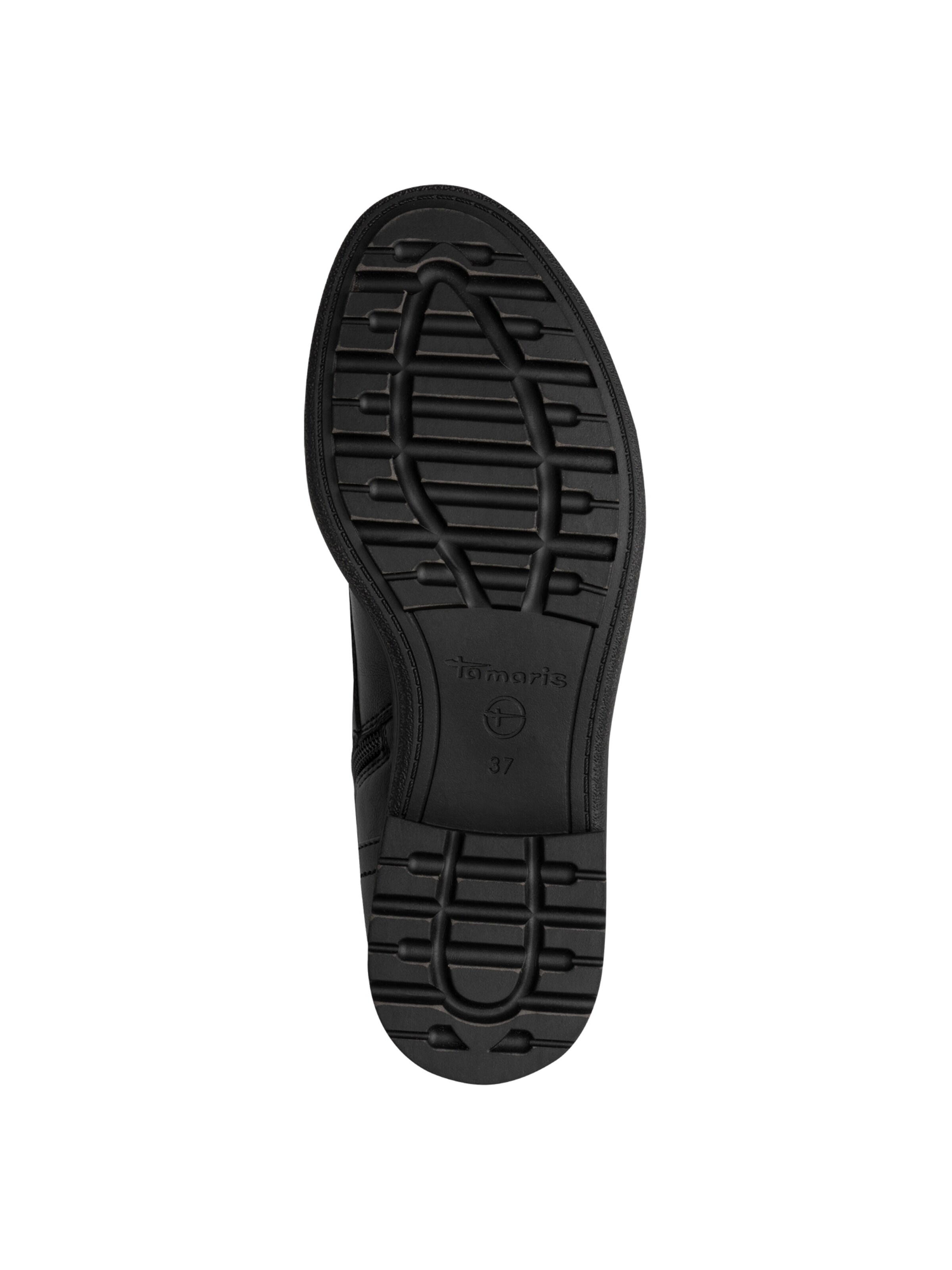 Tamaris Lace-Up Ankle Boots in Black