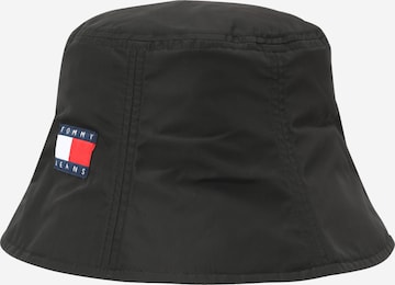 Tommy Jeans Hat in Black: front