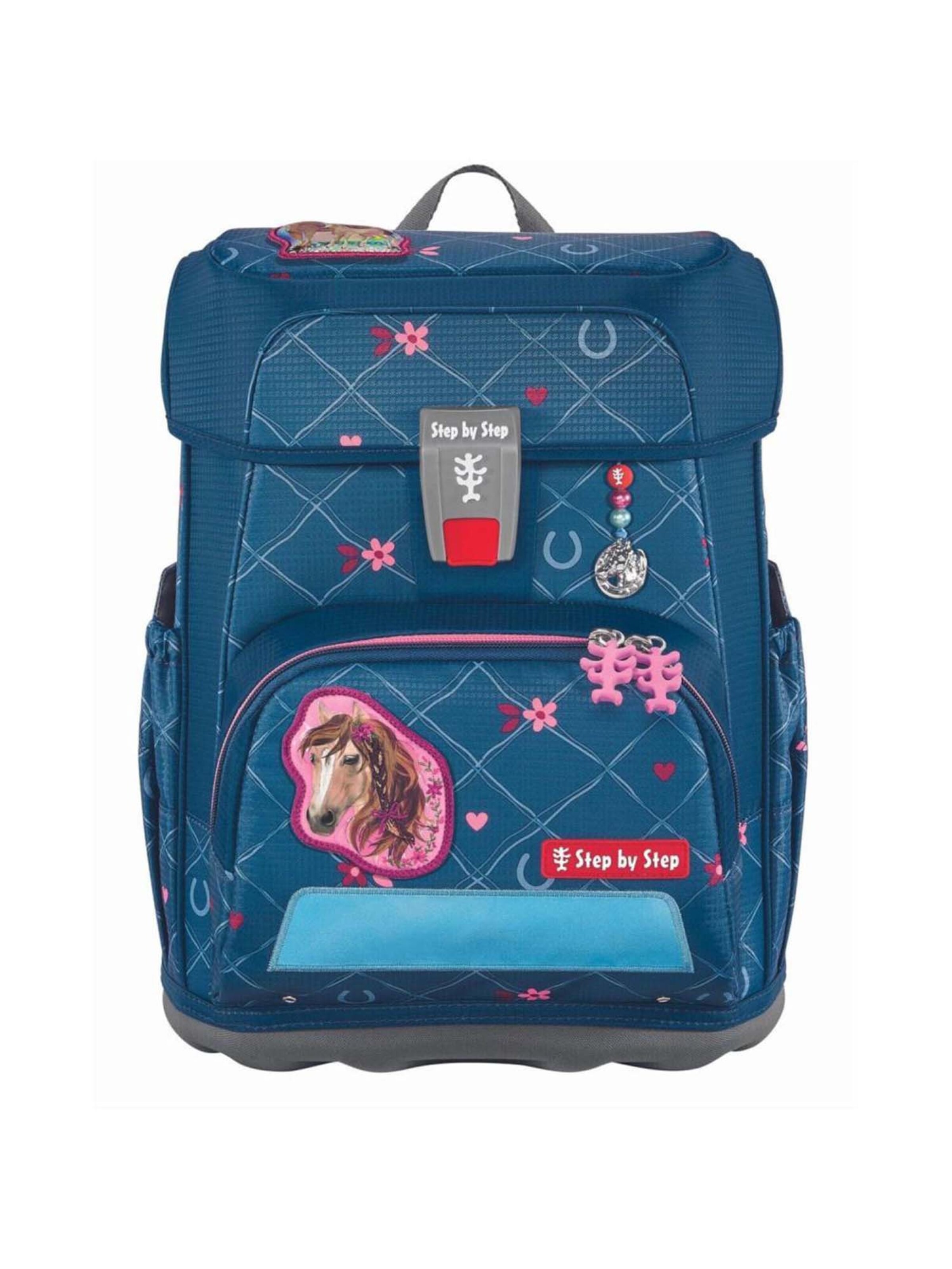 STEP BY STEP Backpack in Blue: front