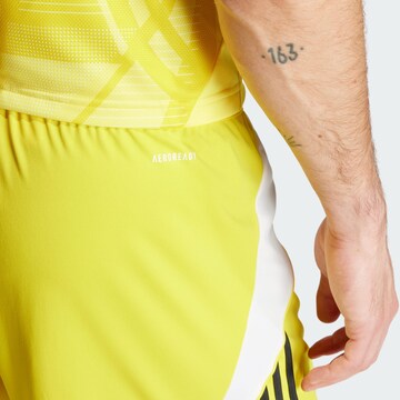 Regular Pantalon de sport 'Tiro 24' ADIDAS PERFORMANCE en jaune