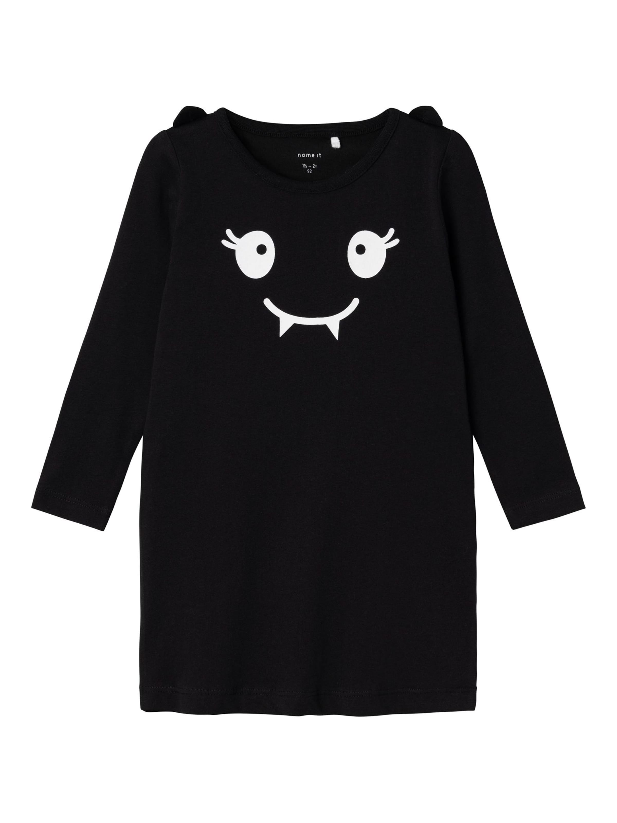 NAME IT - Vestido 'NMFODA' en negro: frente