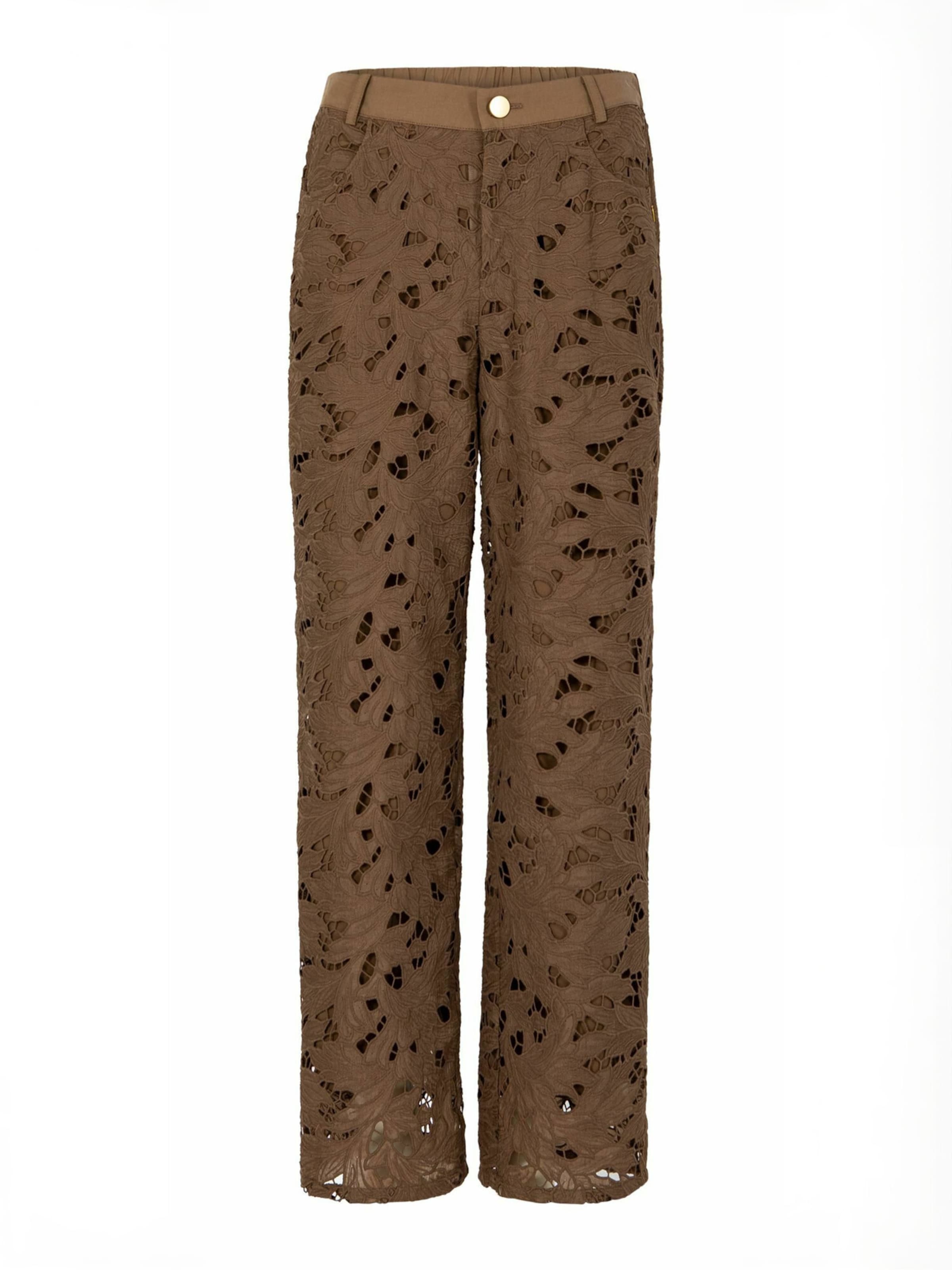 Coster Copenhagen Broek ' Lace ' in 32 in de kleur Bruin, Productweergave