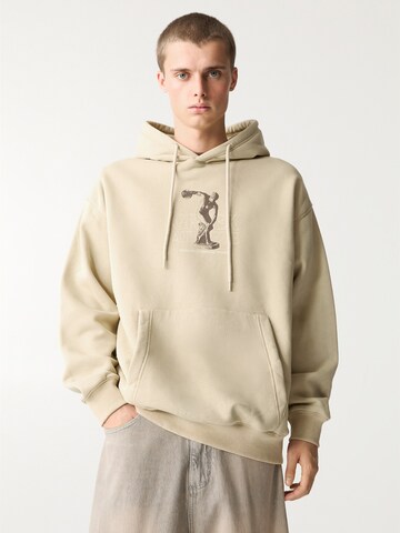 Pull&Bear Mikina - Béžová