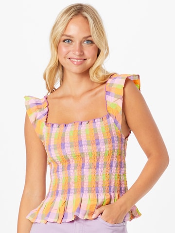 Monki Top in Mixed colors: front