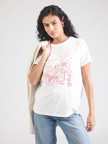 T-shirt COMMA en blanc : devant