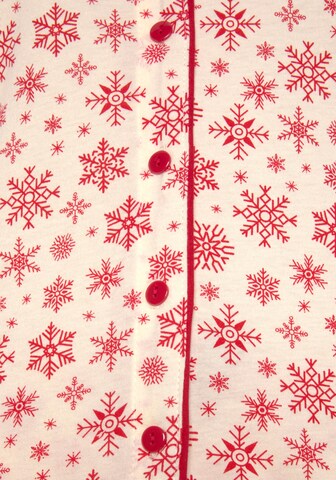 LASCANA Pajama 'Xmas' in Pink