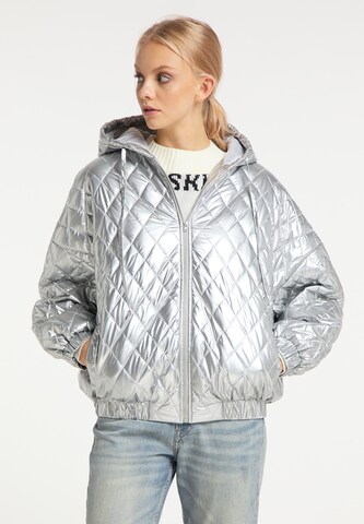 myMo NOW Zimska jakna | srebrna barva: sprednja stran