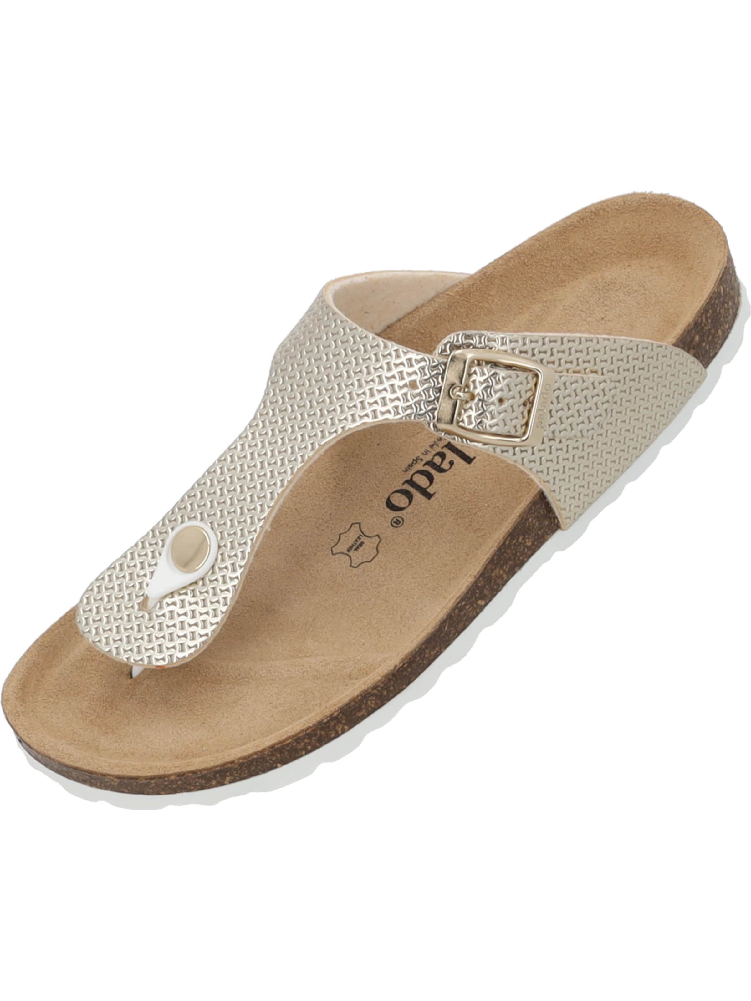 Palado Teenslipper 'Palado Kos Mosa' in Goud: voorkant